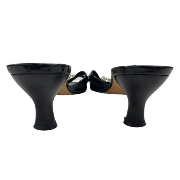 Brighton Tiera black jeweled slide sandals SIZE 9 - Picture 4 of 7